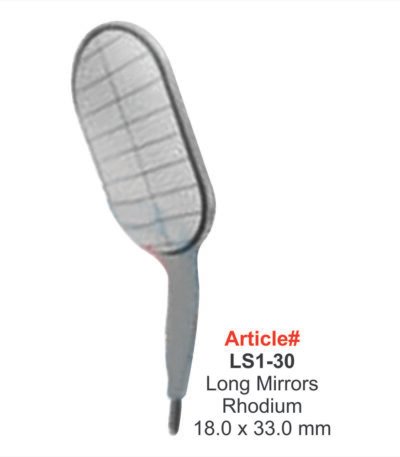 Dental parallelometer mouth mirror stainless steel autoclavable prosthetic implant parallel alignment oral examination instrument