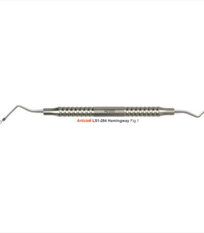 Hemingway dental curette Fig.1 stainless steel autoclavable periodontal subgingival scaling root planing surgical instrument