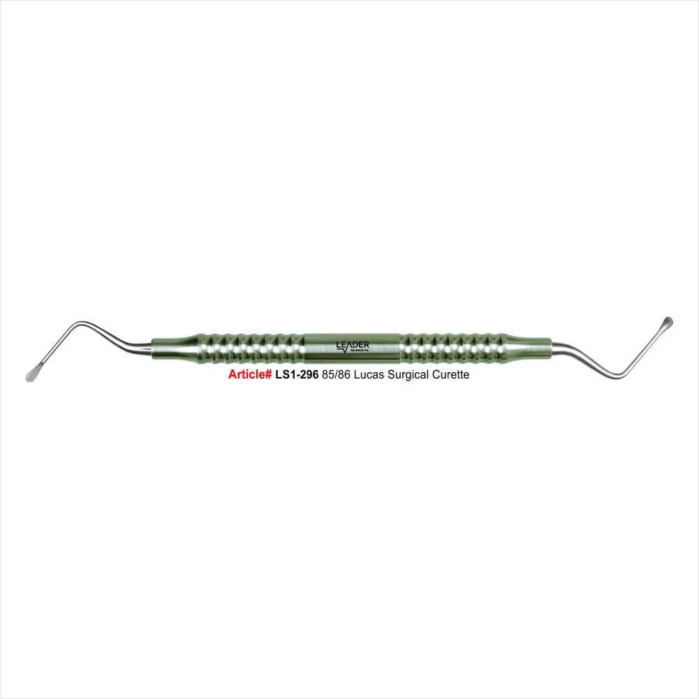 Dental Lucas curette 85/86 stainless steel periodontal subgingival scaling bone surgery instrument