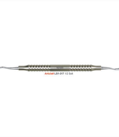 Solt periodontal knife 1/2 stainless steel autoclavable soft tissue incision gingival periodontal surgical instrument