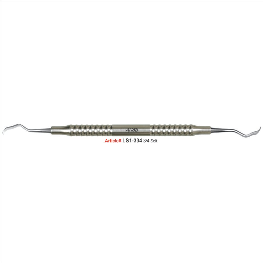 Solt periodontal chisel 3/4 stainless steel autoclavable interdental osseous contouring bone reshaping periodontal surgical instrument