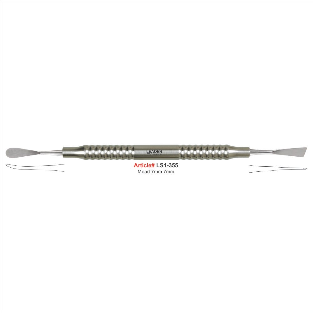 Mead Periosteal Elevator Stainless Steel Oral Surgical Tool | Leader Surgical Mead periosteal elevator stainless steel autoclavable mucoperiosteal flap reflection bone tissue oral surgical instrument