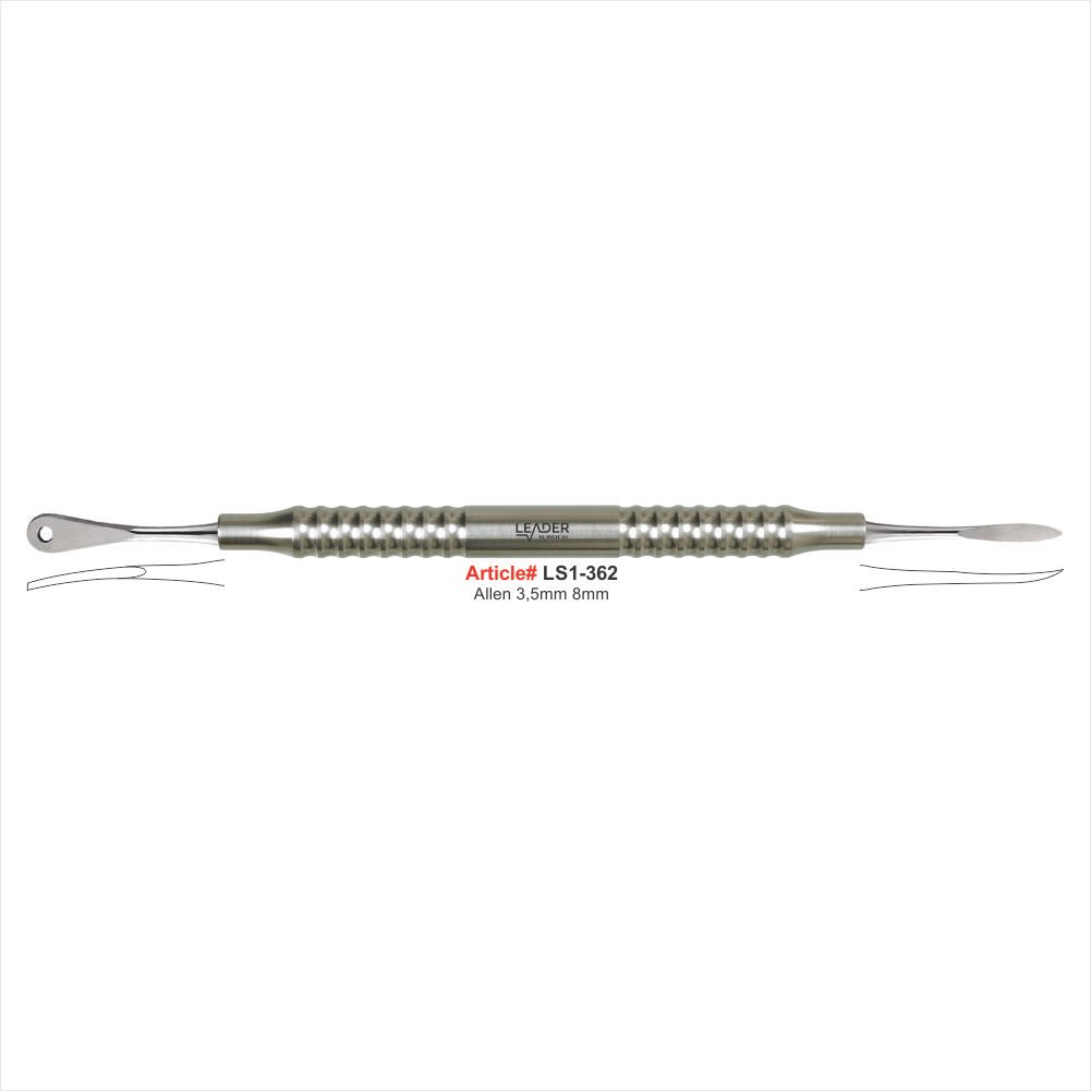Allen End Cutting Knife Stainless Steel Periodontal Surgical Tool | Leader Surgical Allen end cutting knife stainless steel autoclavable interdental papilla soft tissue incision periodontal surgical instrument