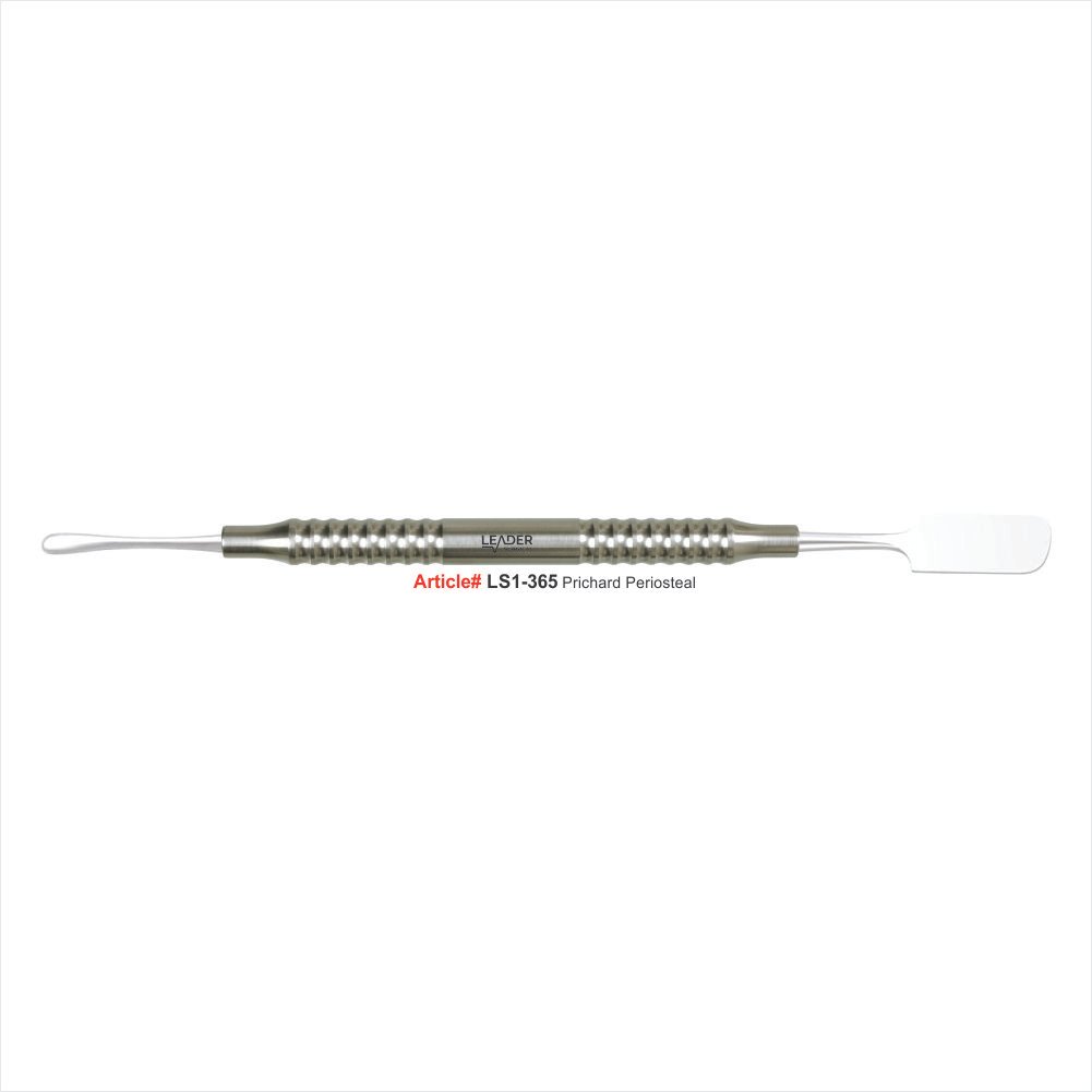 Prichard Periosteal Instrument Fig.2 Stainless Steel Periodontal Surgical Tool | Leader Surgical Prichard periosteal instrument Fig.2 stainless steel autoclavable mucoperiosteal flap reflection periodontal implant oral surgical instrument
