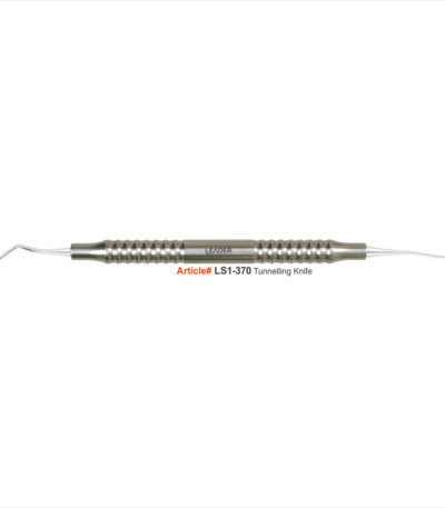 Tunnelling knife Fig.2 stainless steel autoclavable minimally invasive tunnel technique subperiosteal soft tissue graft periodontal surgical instrument