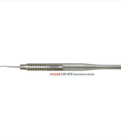 Desmotome mesial stainless steel autoclavable periodontal ligament severing atraumatic tooth extraction surgical instrument