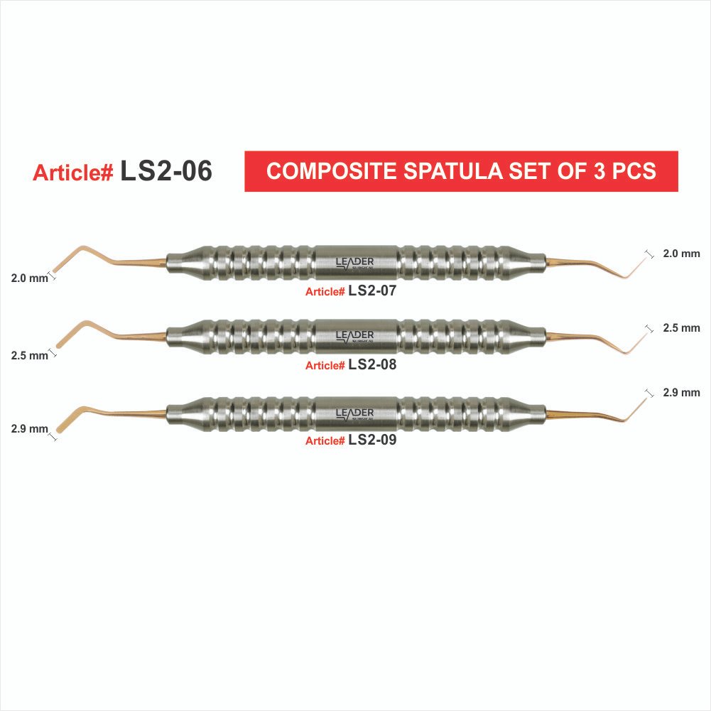 LS2-06 Composite Spatula Set Of 3 Pcs Composite Spatula Set of 4 Pcs - Image 1