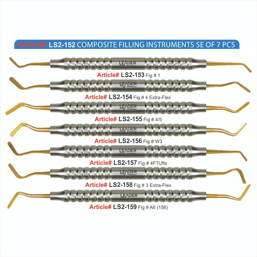 LS2-152 COMPOSITE FILLING INSTRUMENTS SE OF 7 PCS Composite Filling Instruments Set of 7 Pcs - Image 1