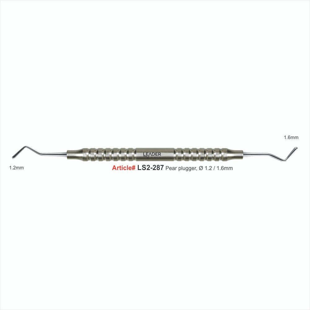 LS2-287 Pear plugger, Ø 1.2/1.6mm - Image 1
