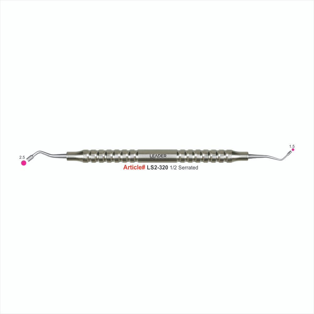 LS2-320 Pluggers/Condensers 1/2 Serrated Black & Hollenback - Image 1