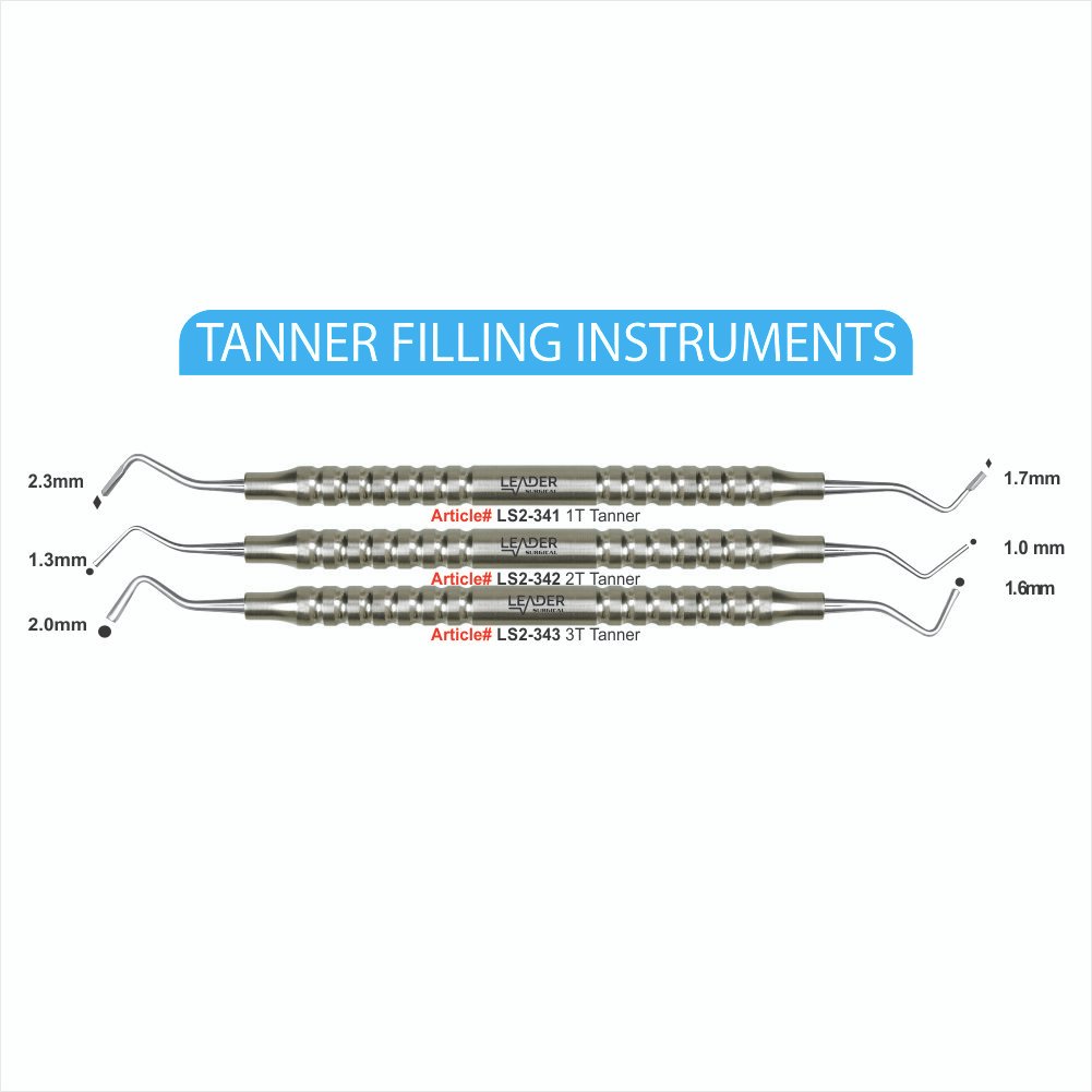 LS2-341 TO LS2-343 TANNER FILLING INSTRUMENTS SET Tanner Filling Instruments - Image 1