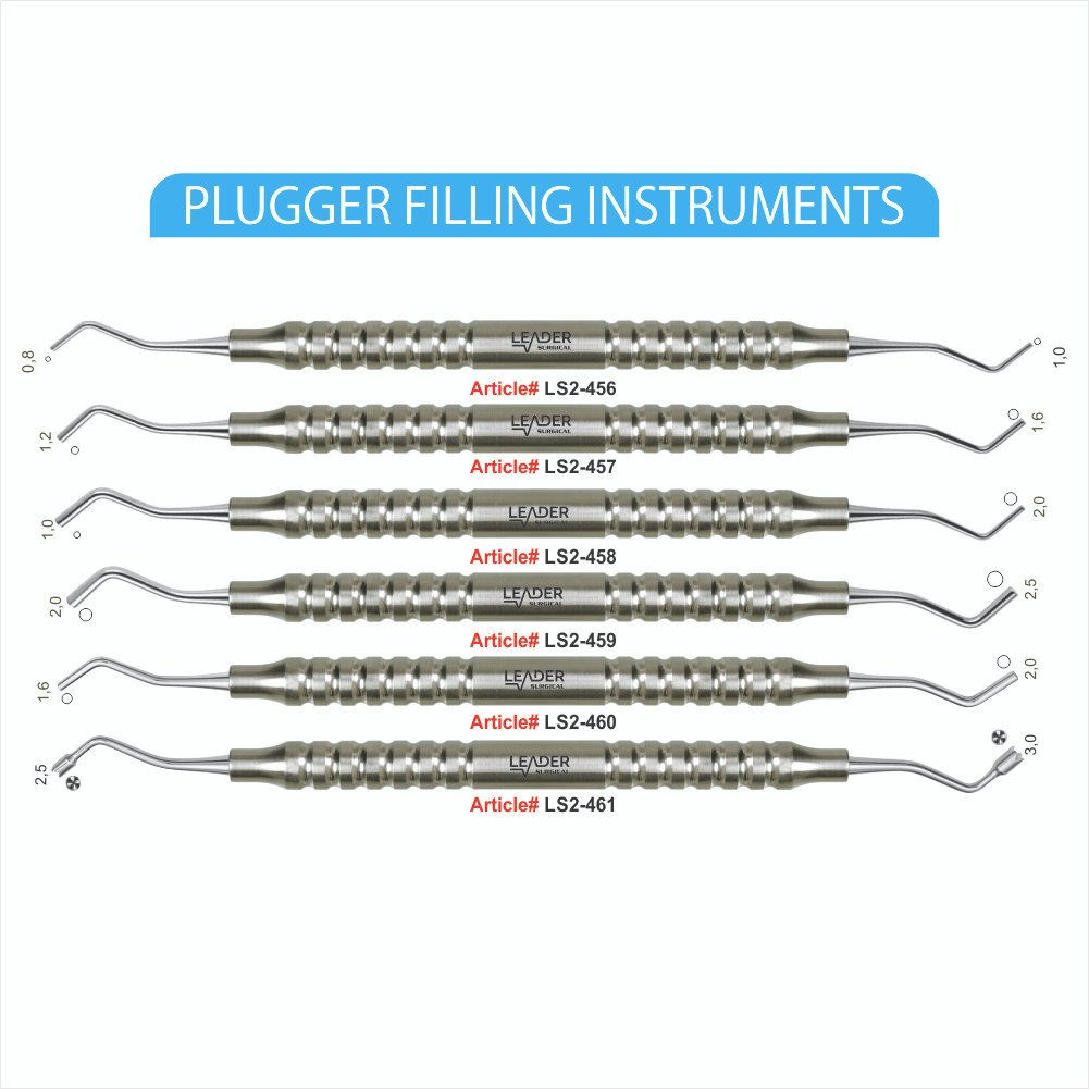 LS2-454 TO LS2-461 PLUGGER FILLING INSTRUMENTS SET Plugger Filling Instruments - Image 1
