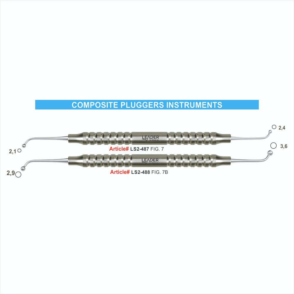LS2-487 TO LS2-488 COMPOSITE PLUGGERS INSTRUMENTS SET Composite Pluggers Instrument - Image 1