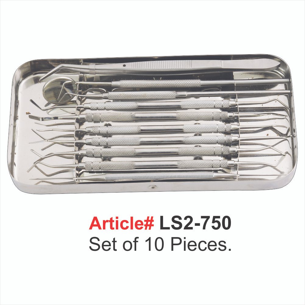 LS2-750 Set of 10 Pieces Periodontal Instruments Set of 10 Pieces - Image 1