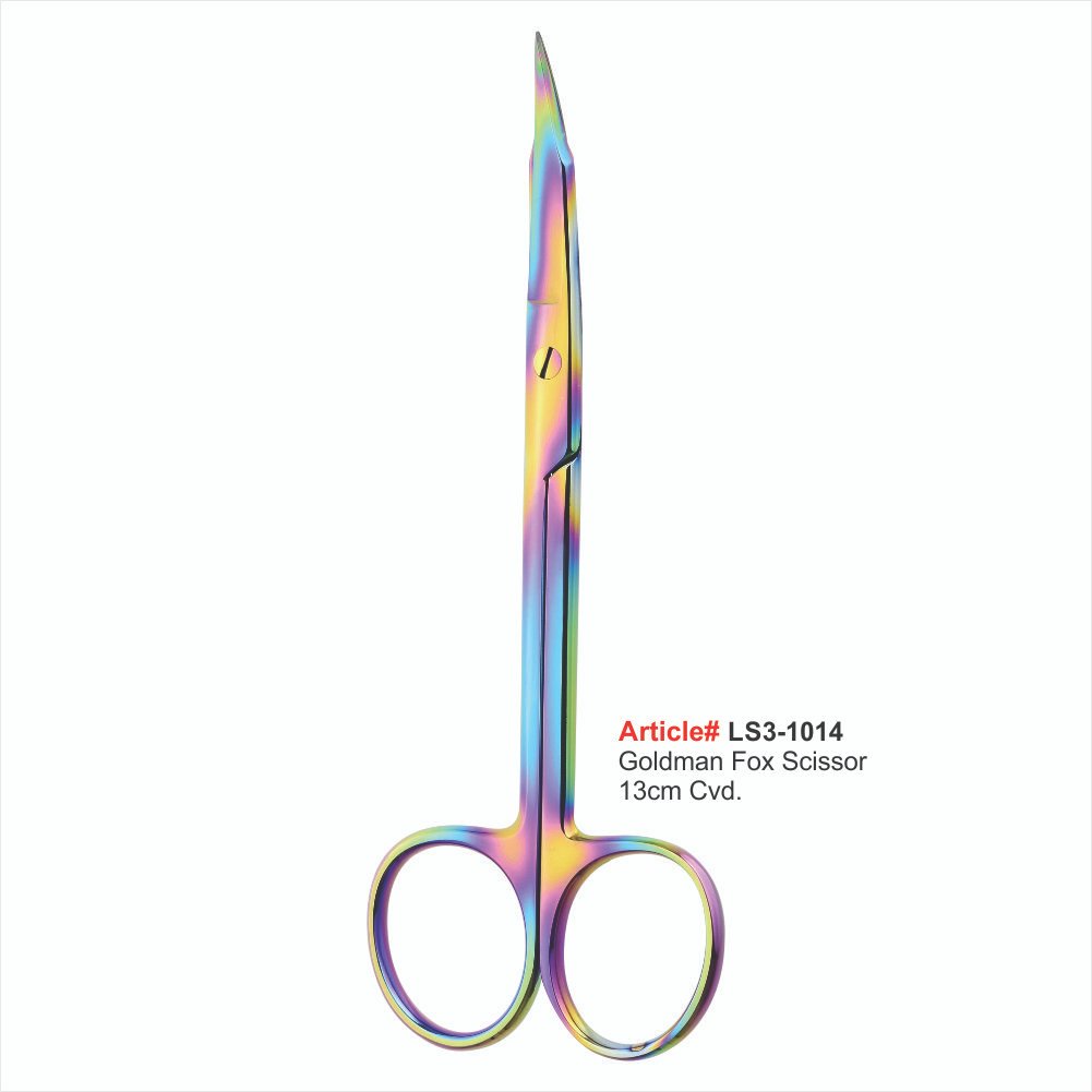 LS3-1014 Goldman Fox Scissor 13cm Cvd. - Image 1