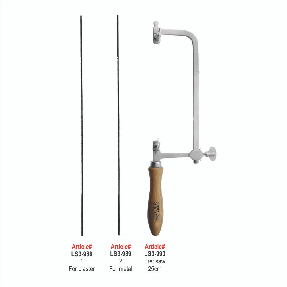 LS3-988 TO LS3-990 Fret saw 25cm - Image 1