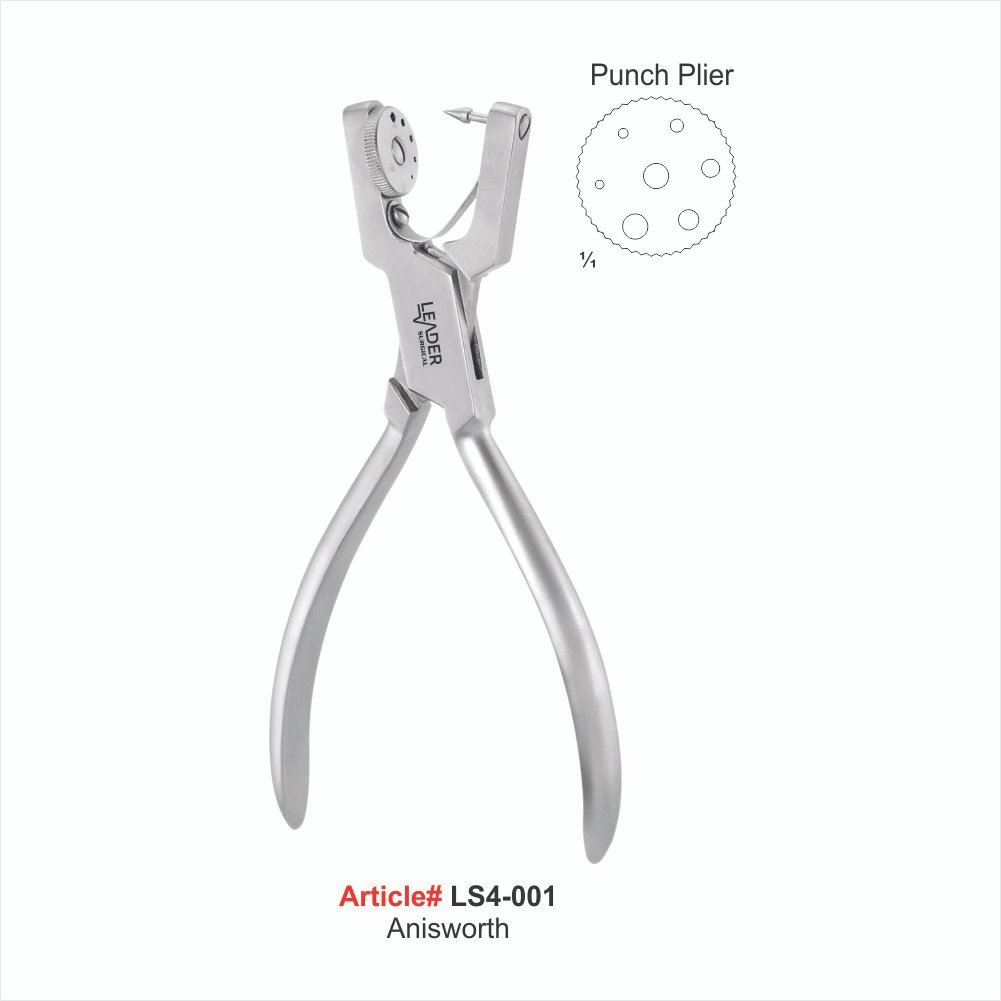 LS4-001 Rubber Dam Anisworth Clamp Forceps - Image 1