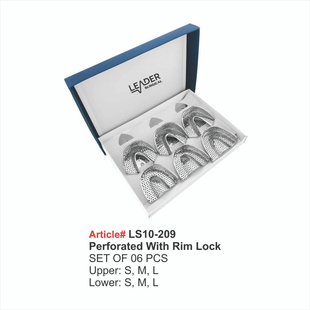 LS10-209 Perforated With Rim Lock SET OF 06 PCS Perforated With Rim Lock SET OF 06 PCS - Image 1