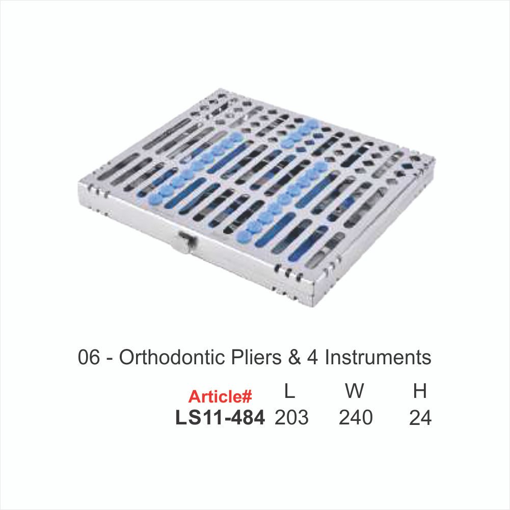 LS11-484 Orthodontic Pliers & 4 Instruments - Image 1