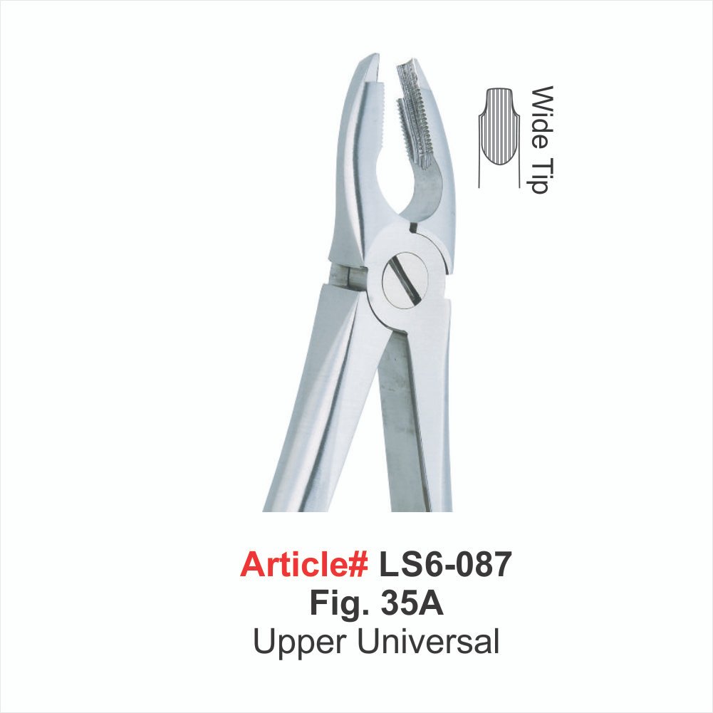 LS6-087 Fig. 35A Upper Universal Extracting Forceps - Image 1