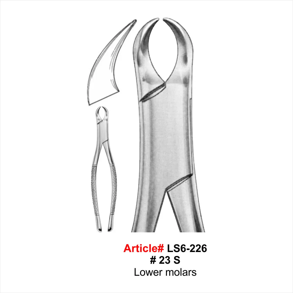 #23S Lower molers Extracting Forceps (American Pattern)