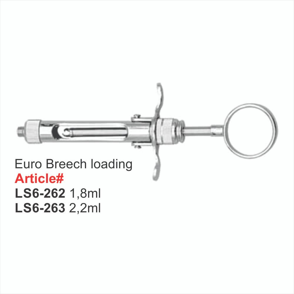 LS6-262 TO LS6-263 Euro Breech loading Dental Syringes - Image 1