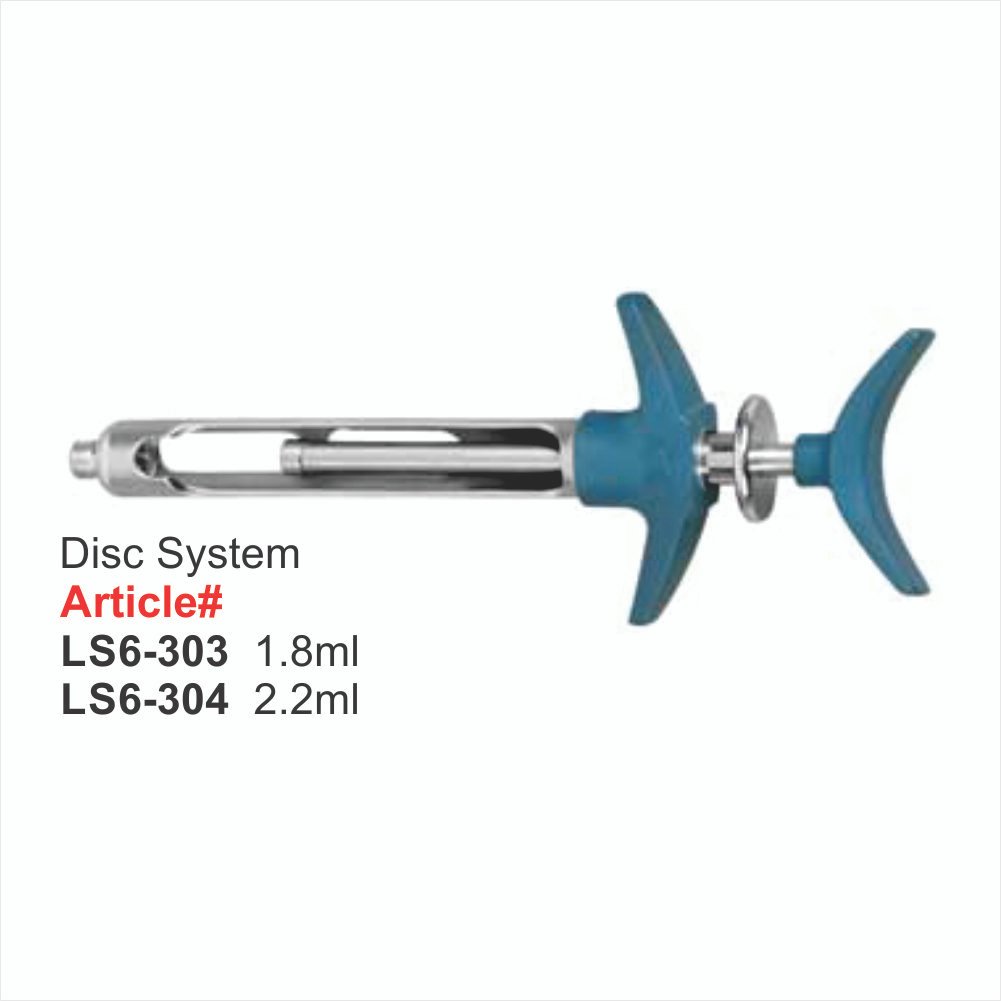 LS6-303 TO LS6-304 Disc System Dental Syringes - Image 1