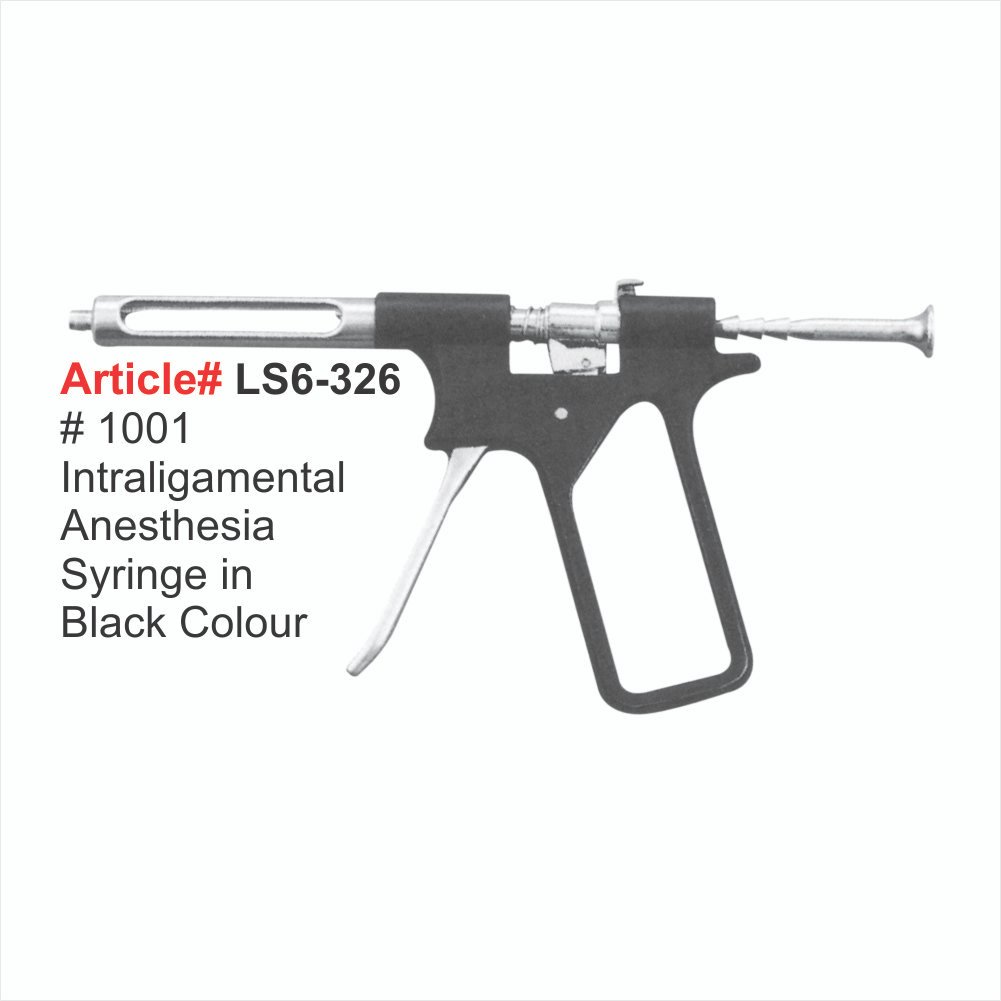LS6-326 Intrallgamental Anesthesla Syringe (Black) - Image 1