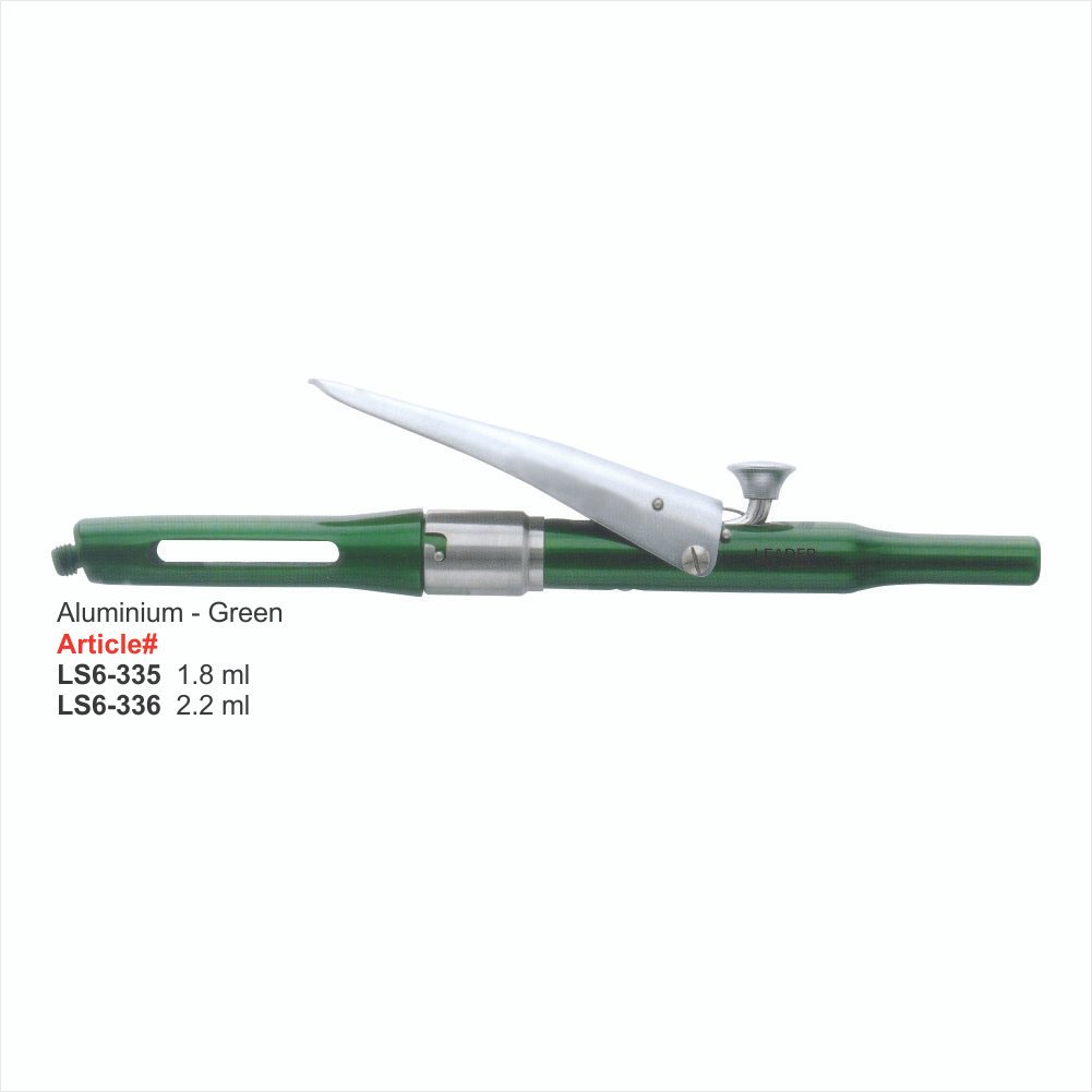 LS6-335 TO LS6-336 Aluminium - Green Dental Syringes - Image 1