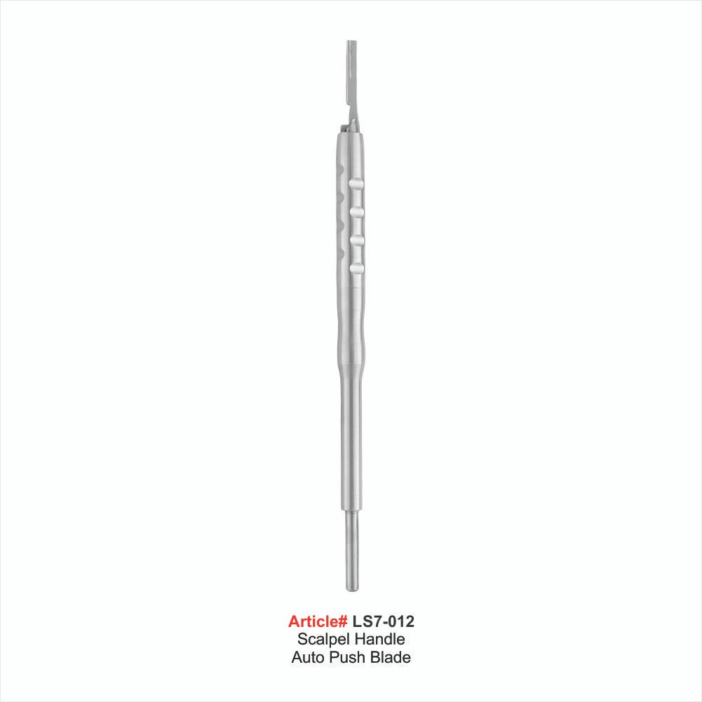 LS7-012 Scalpel Handle Auto Push Blade - Image 1
