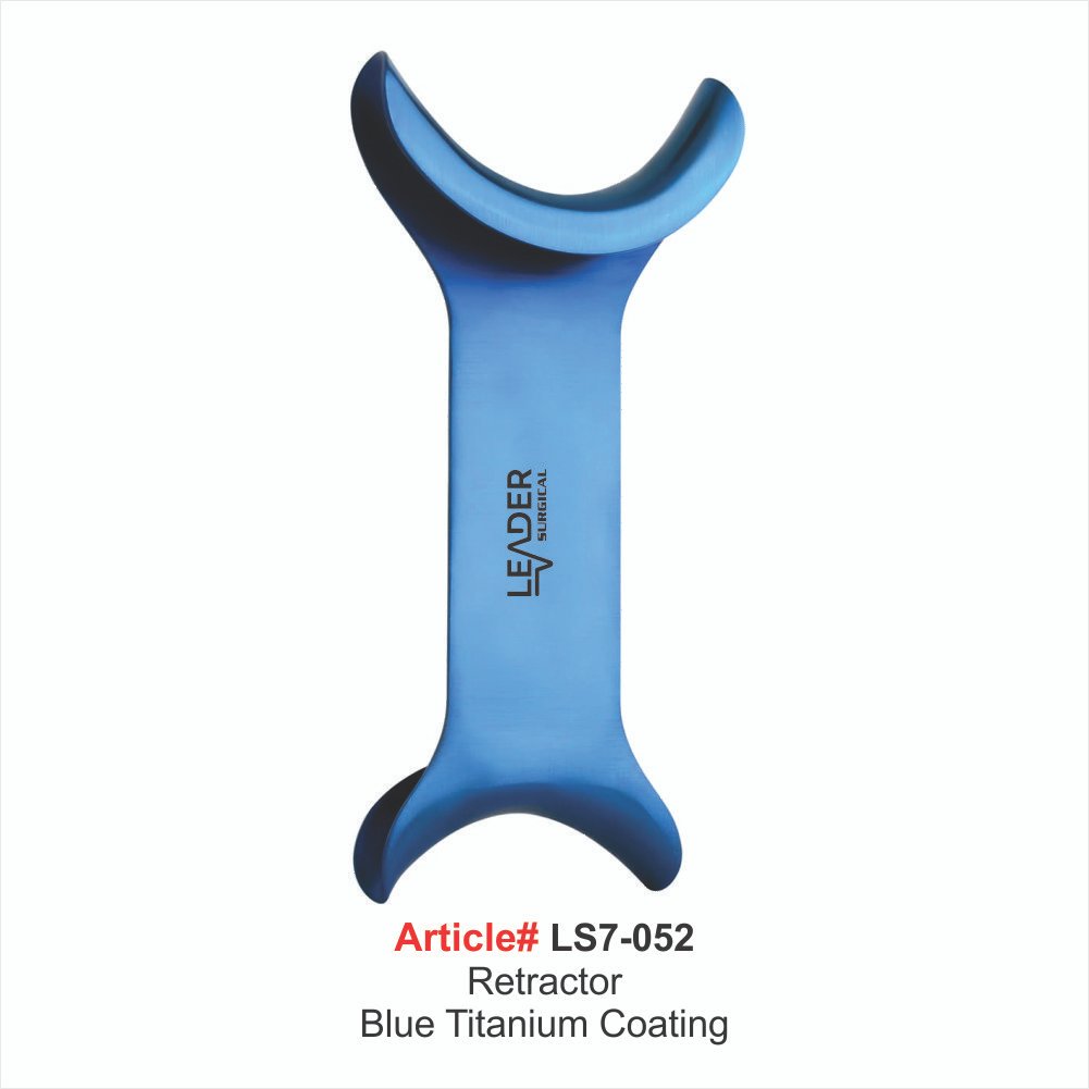 LS7-052 Retractor Blue Titanlum Coating - Image 1