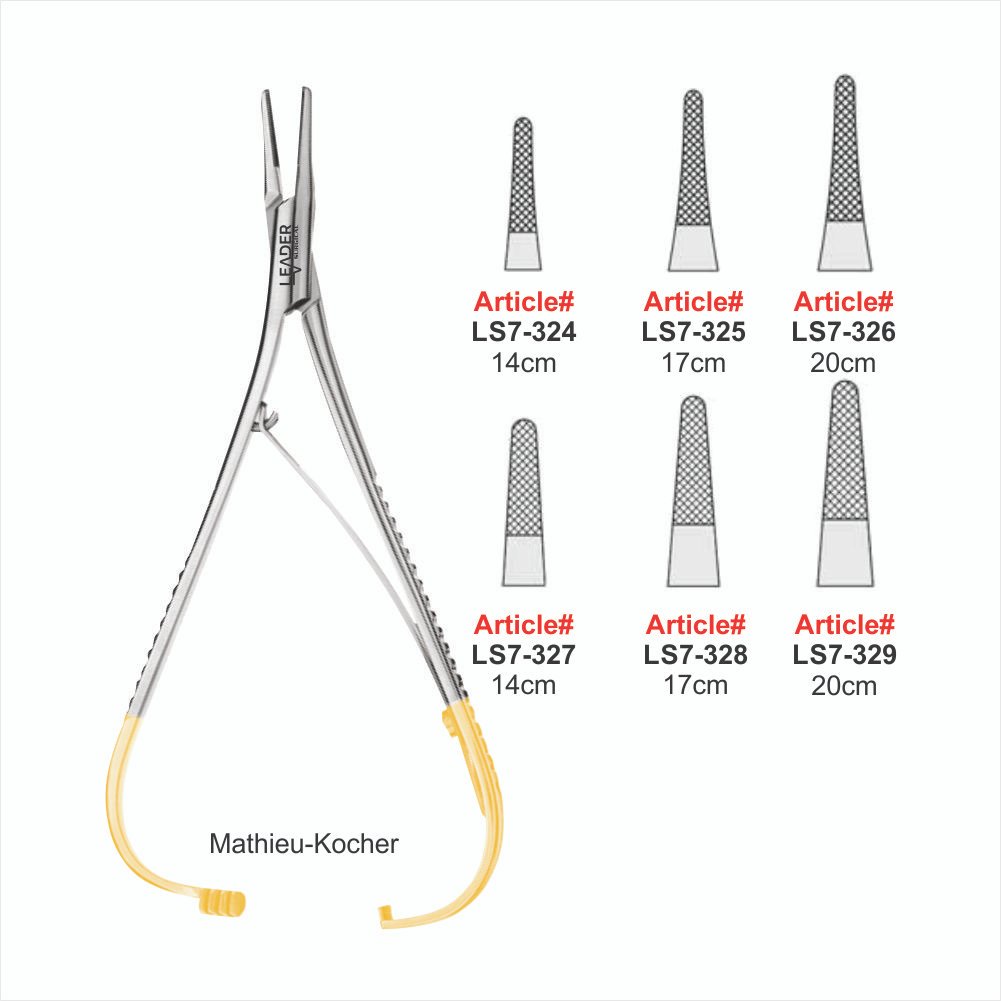 LS7-324 TO LS7-329 Mathieu-Kocher Needle Holders - Image 1