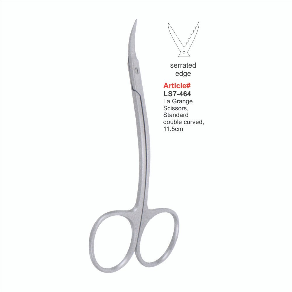 LS7-464 La Grange Sclesors, Standard double curved. 11.5cm - Image 1