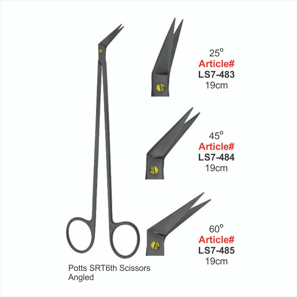 LS7-483 TO LS7-485 Potts SRT 6th Sciesors Angled - Image 1