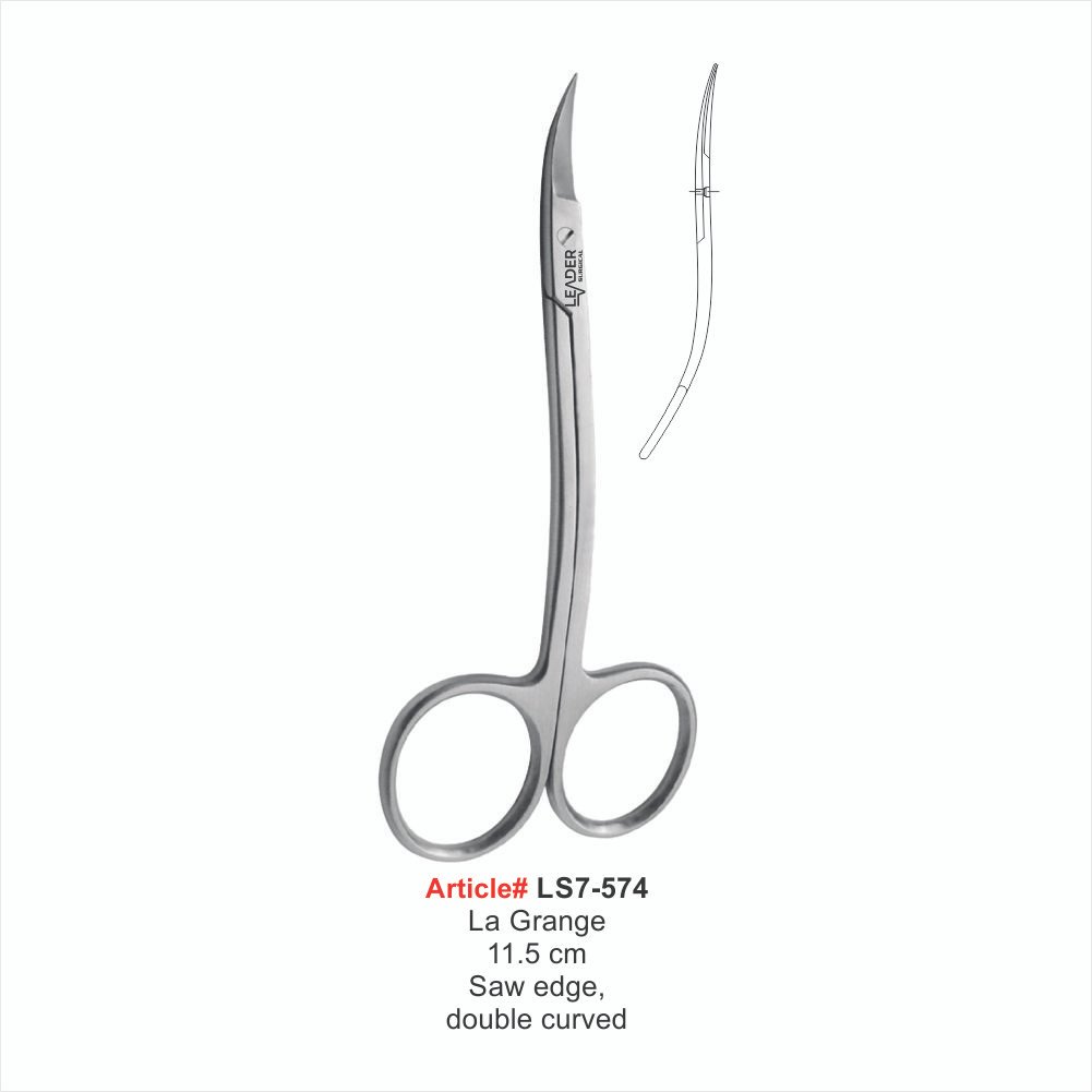 LS7-574 La Grange 11.5 cm Saw edge, double curved - Image 1