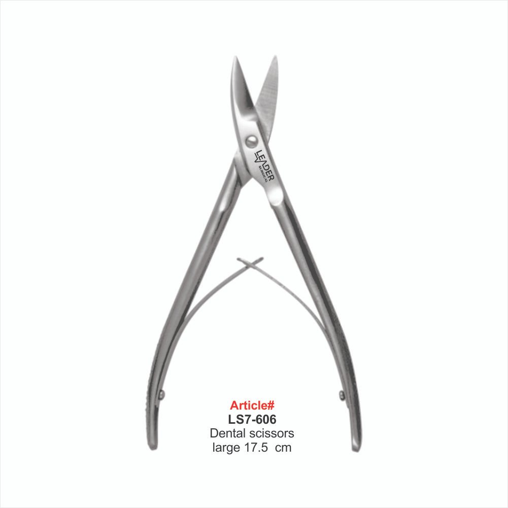 LS7-606 Dental scissors large 17.5 cm - Image 1