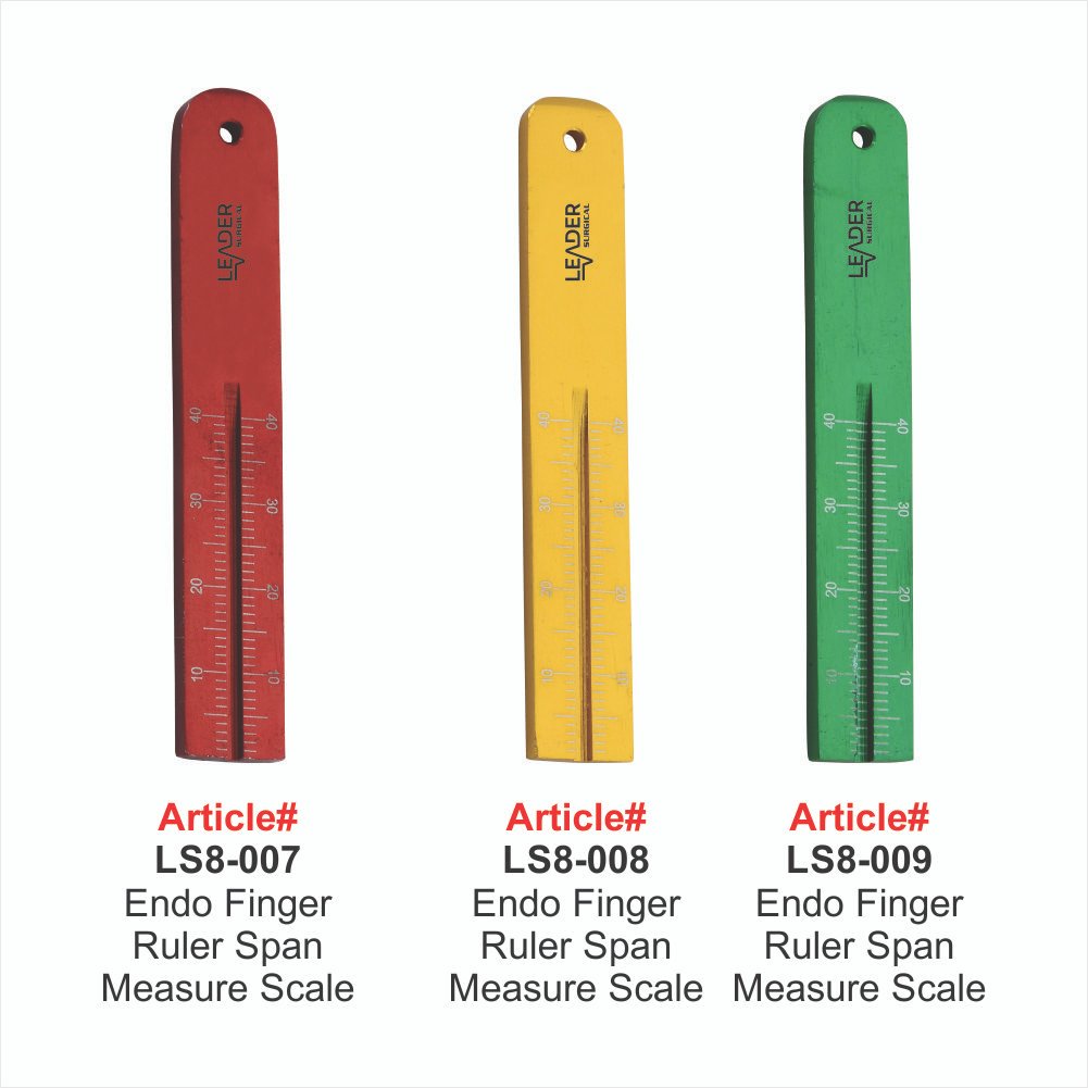 LS8-007 TO LS8-009 Endo Finger Ruler Span Measure Scale - Image 1