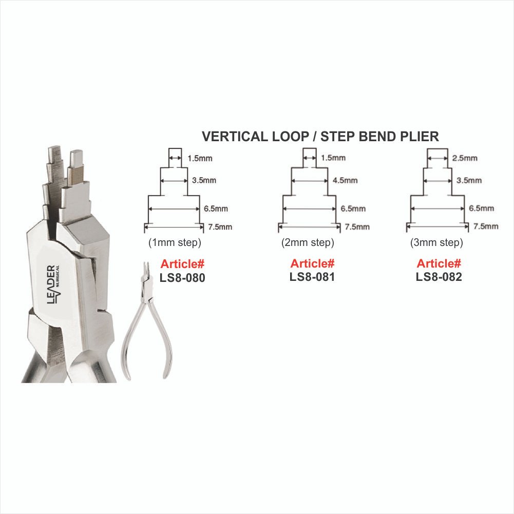 LS8-080 TO LS8-082 VERTICAL LOOP/ STEP BEND PLIER - Image 1