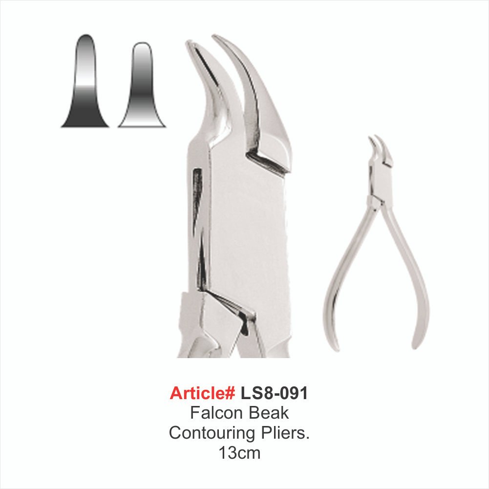 LS8-091 Falcon Beak Contouring Pliers. 13cm - Image 1