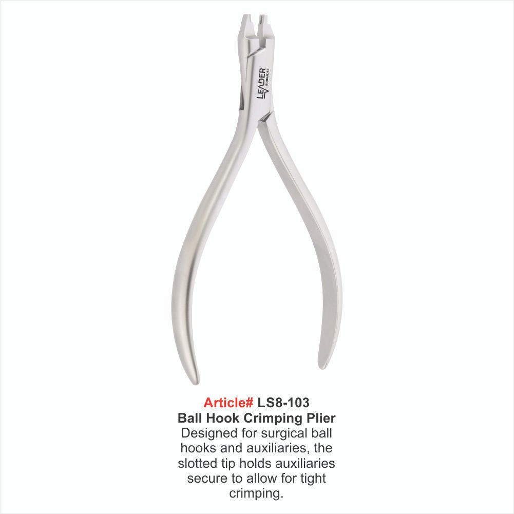 LS8-103 Ball Hook Crimping Plier - Image 1