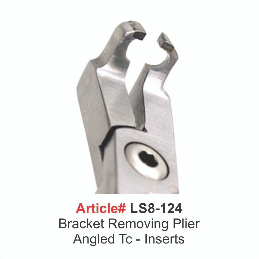 LS8-124 Bracket Removing Plier Angled Tc - Inserts - Image 1