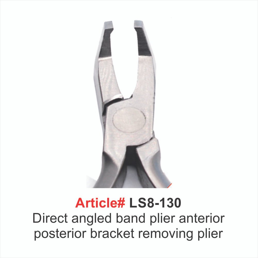 LS8-130 Direct angled band plier anterior posterior bracket removing plier - Image 1