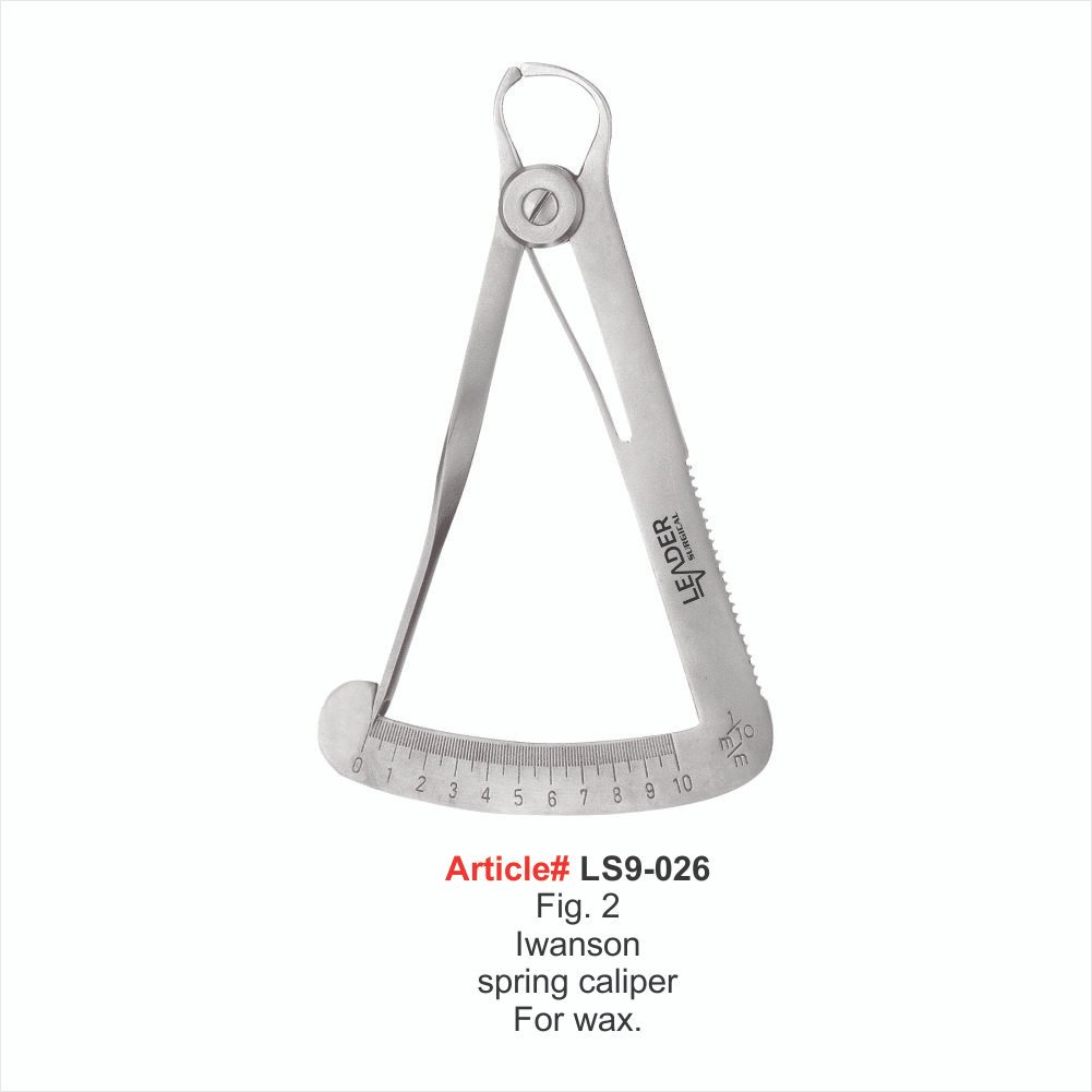 LS9-026 Fig. 2 Iwanson spring caliper For wax - Image 1
