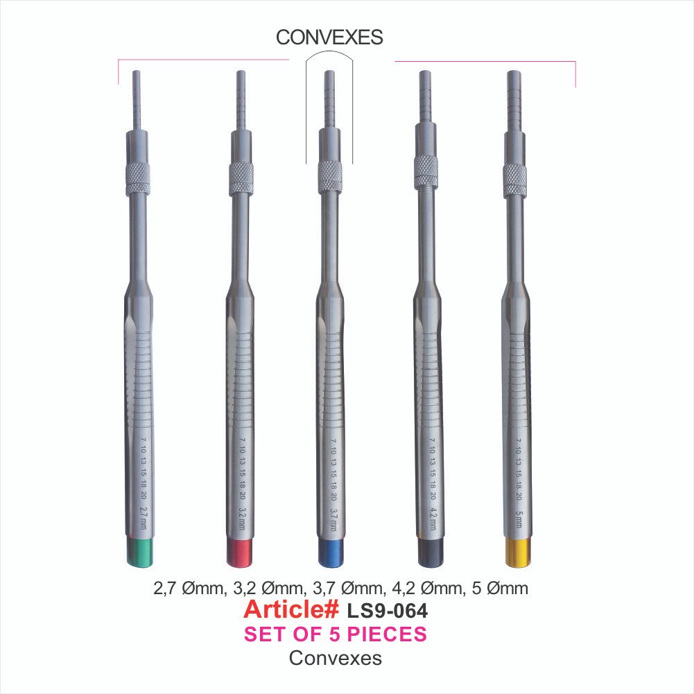 LS9-064 SET OF 5 PIECES Convexes Convexes SET OF 5 PIECES - Image 1