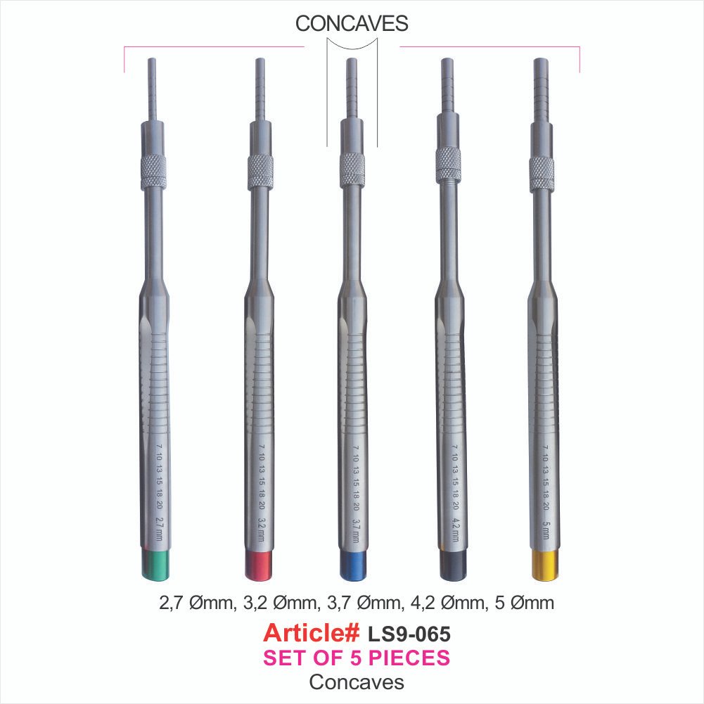 LS9-065 SET OF 5 PIECES Concaves Concaves SET OF 5 PIECES - Image 1