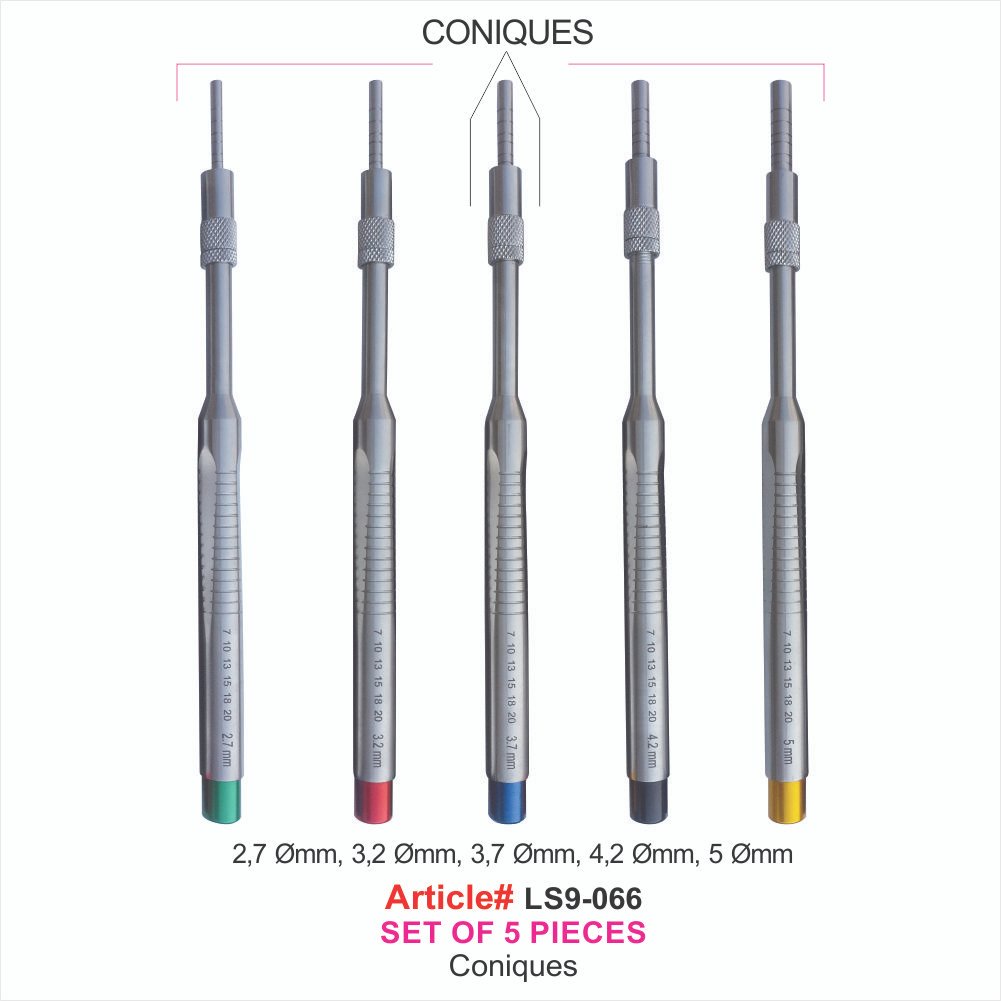 LS9-066 SET OF 5 PIECES Coniques Coniques SET OF S PIECES - Image 1