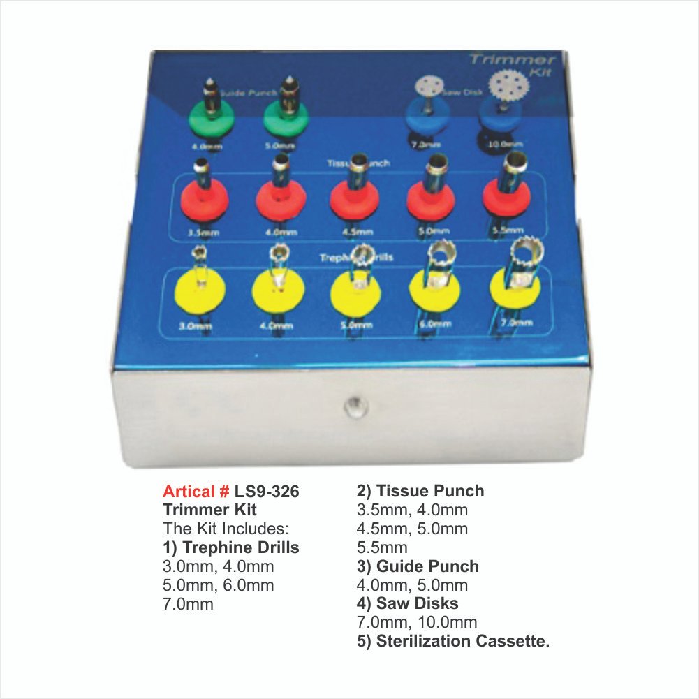 LS9-326 Dental Trimmer Kit - Image 1