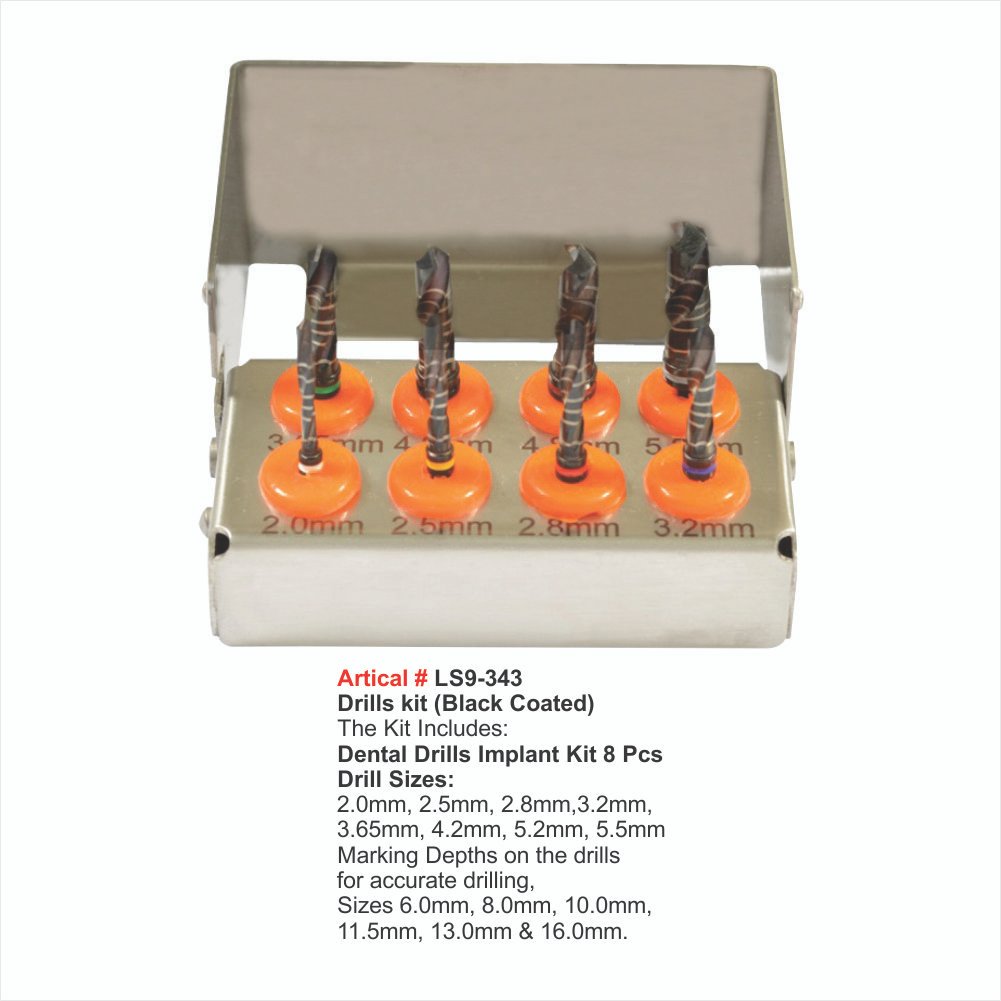 LS9-343 Drills kit (Black Coated) - Image 1