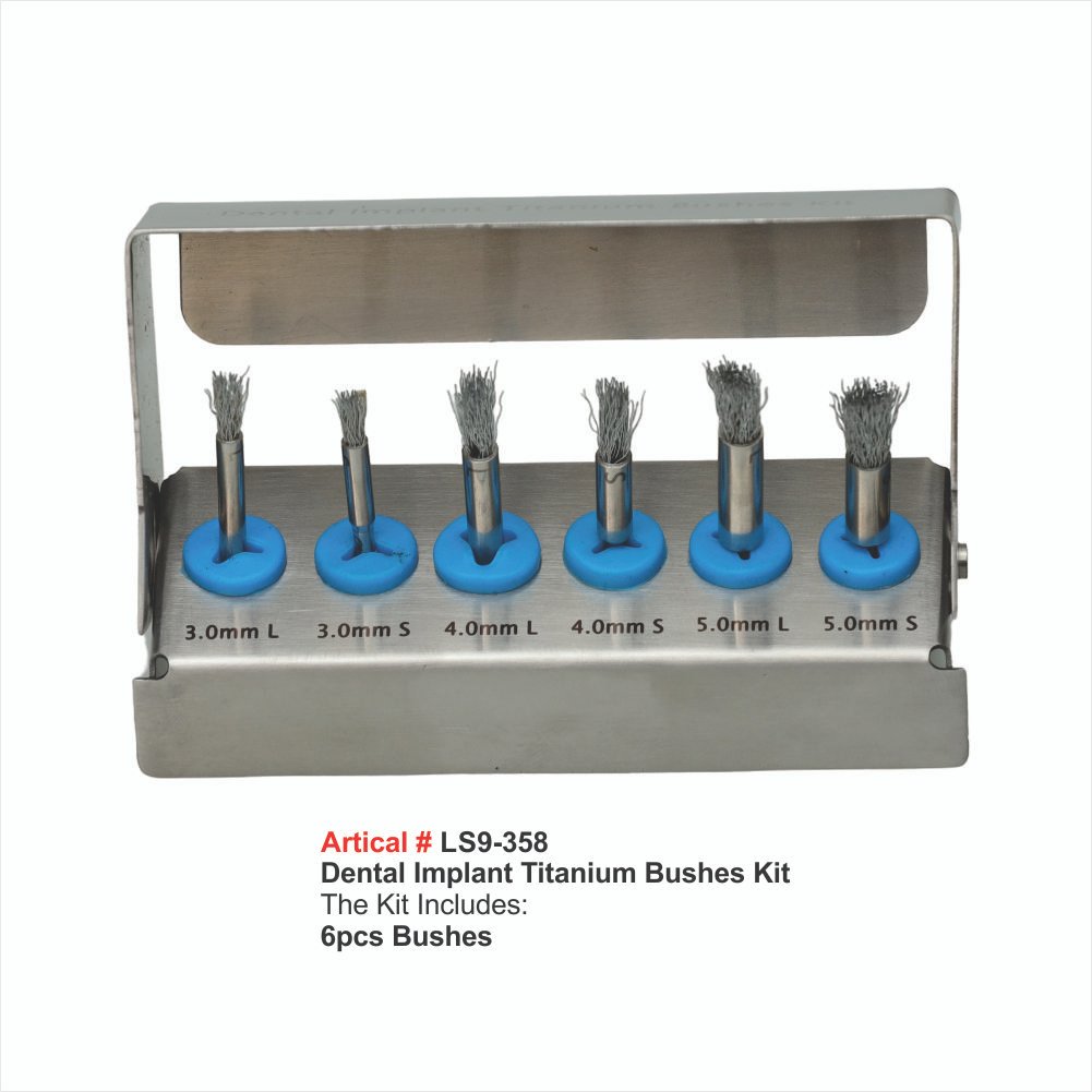 LS9-358 Dental Implant Titanium Bushes Kit 6pcs - Image 1