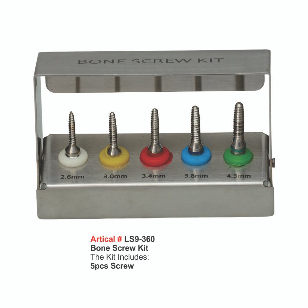 LS9-360 Bone Screw Kit 5pcs - Image 1